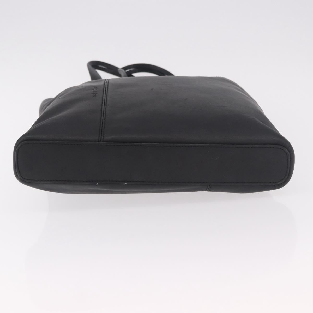 LOEWE Tote Bag Leather Black Silver Auth bs35687 - Jerrillo image 5