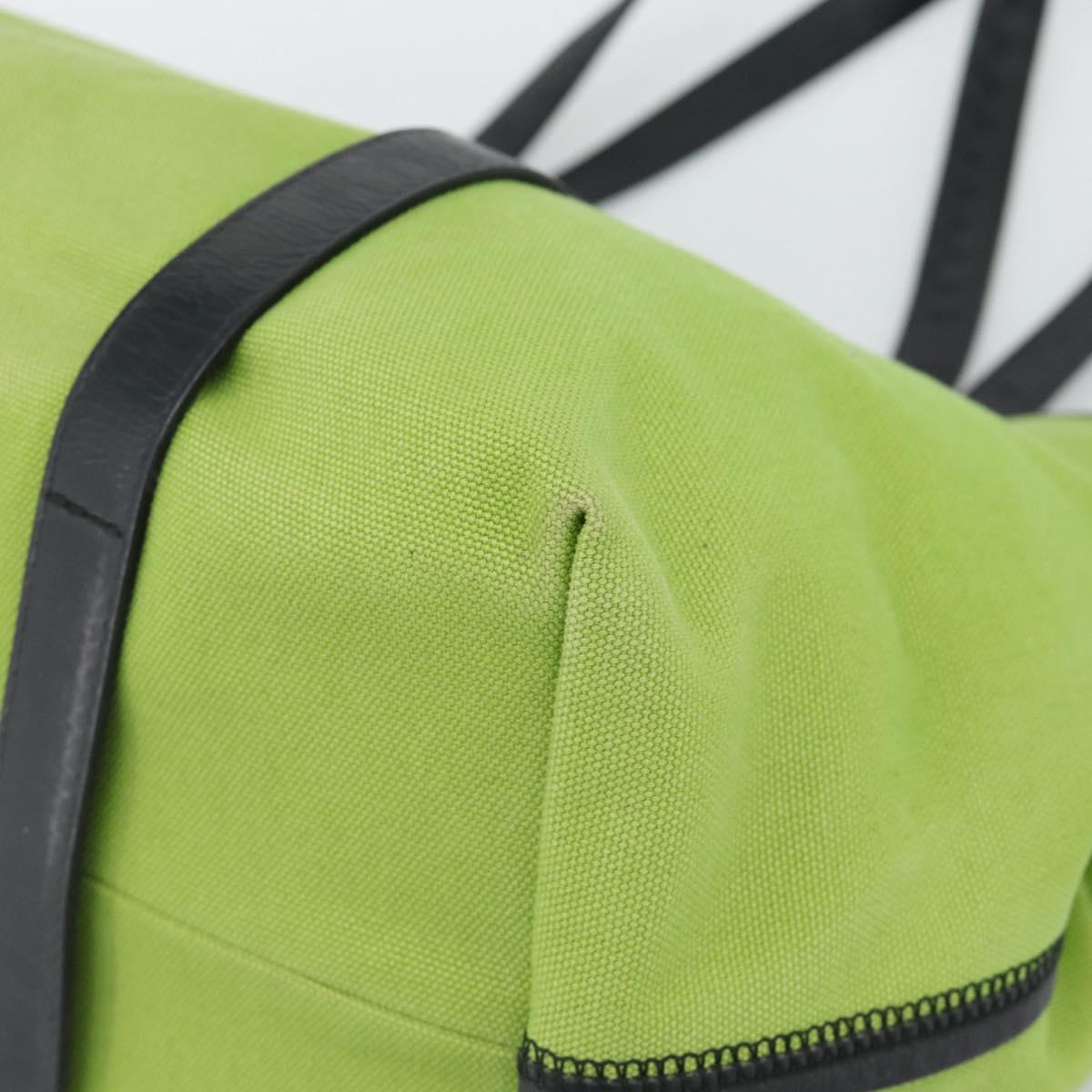 BOTTEGA VENETA Tote Bag Canvas Green Black 256763 Auth bs35773 - Jerrillo image 9