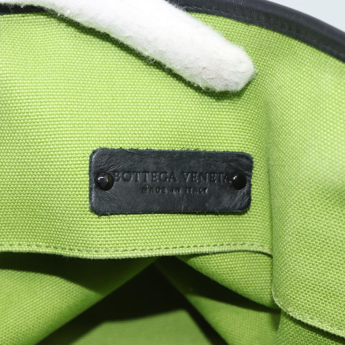 BOTTEGA VENETA Tote Bag Canvas Green Black 256763 Auth bs35773 - Jerrillo image 10