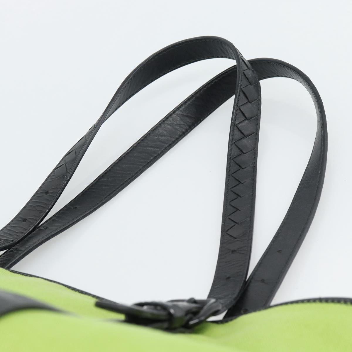 BOTTEGA VENETA Tote Bag Canvas Green Black 256763 Auth bs35773 - Jerrillo image 8