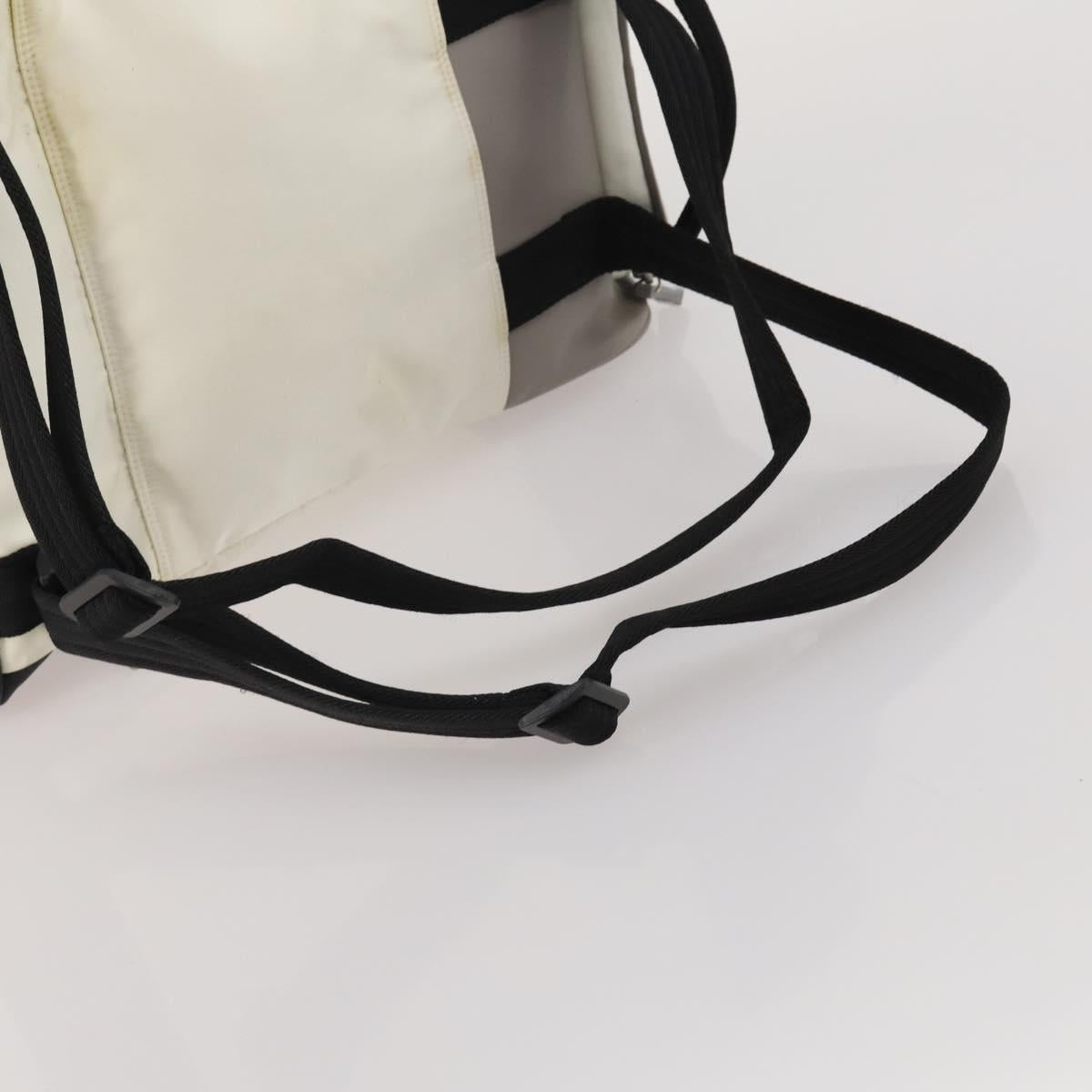 CHANEL Sports Line Backpack White Gray CC Auth bs35854 - Jerrillo image 8