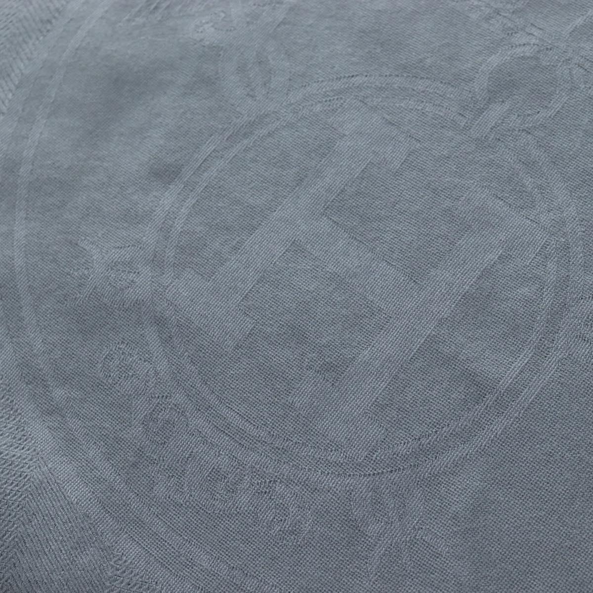 HERMES New Libris Stole Cashmere Gray Auth bs36055 - Jerrillo image 7