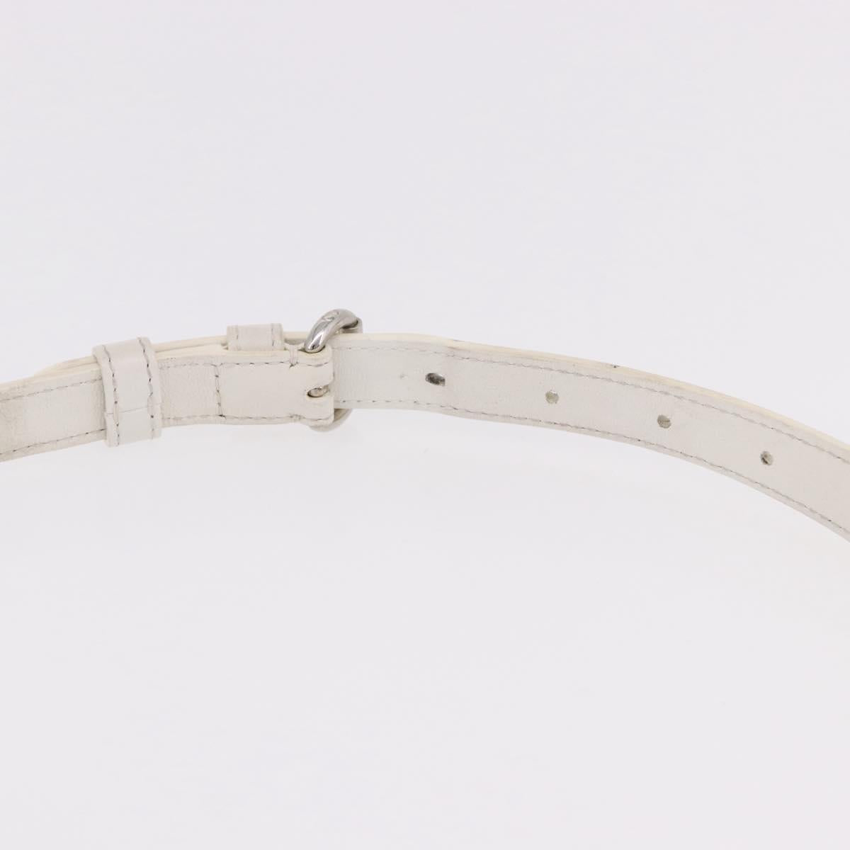 Christian Dior Hand Bag Leather 2way White Silver Auth bs36072V - Jerrillo image 10