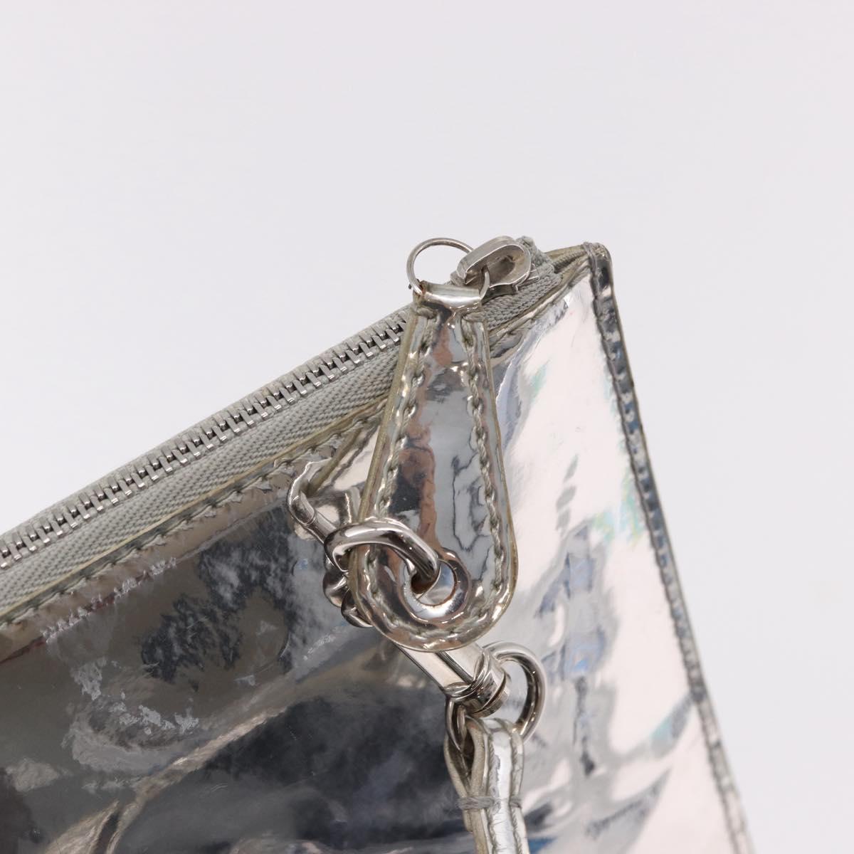 LOUIS VUITTON Monogram Miroir Pochette Platt Pouch Silver M95277 LV Auth bs36152 - Jerrillo image 10