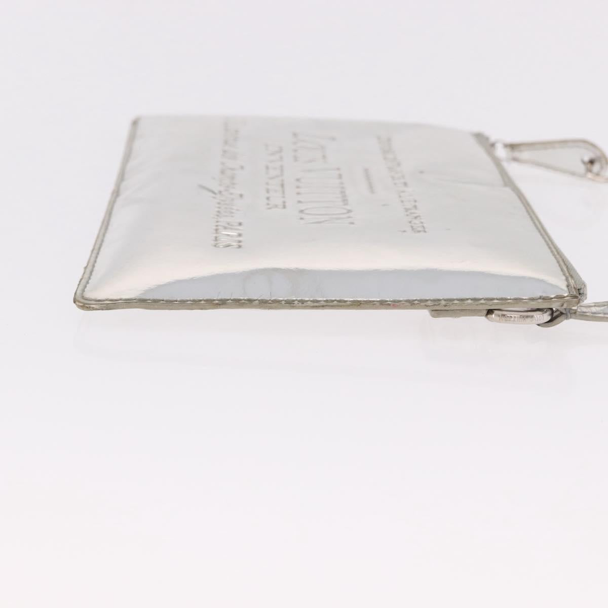 LOUIS VUITTON Monogram Miroir Pochette Platt Pouch Silver M95277 LV Auth bs36152 - Jerrillo image 5