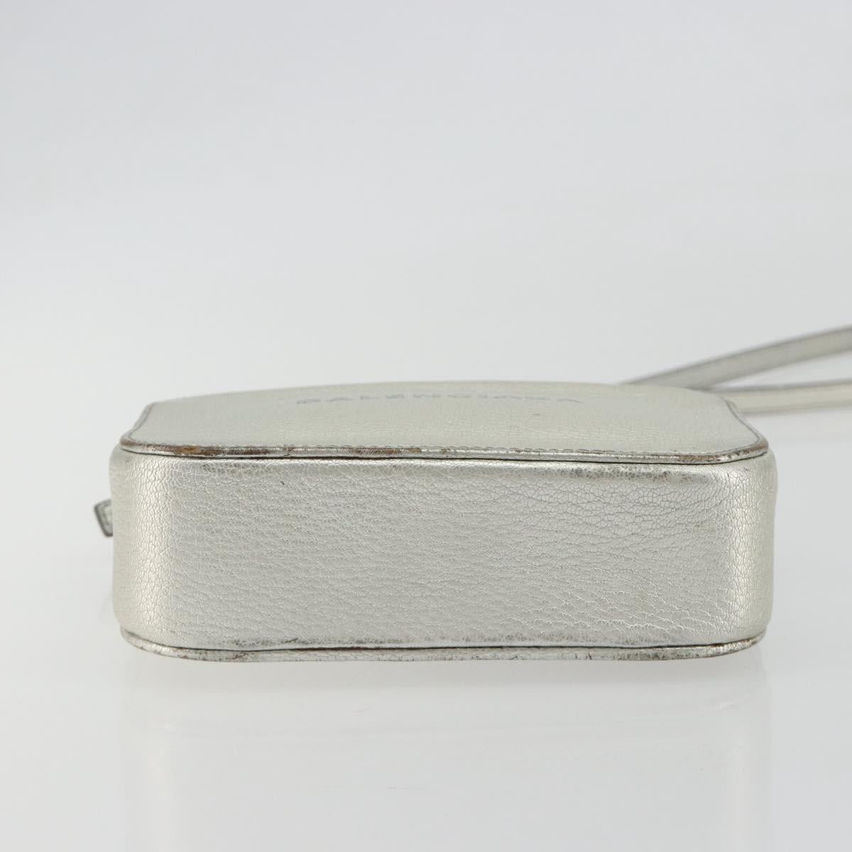 BALENCIAGA Camera Bag XS Every Day Bag Leather Silver 552372 Auth bs36305 - Jerrillo image 5