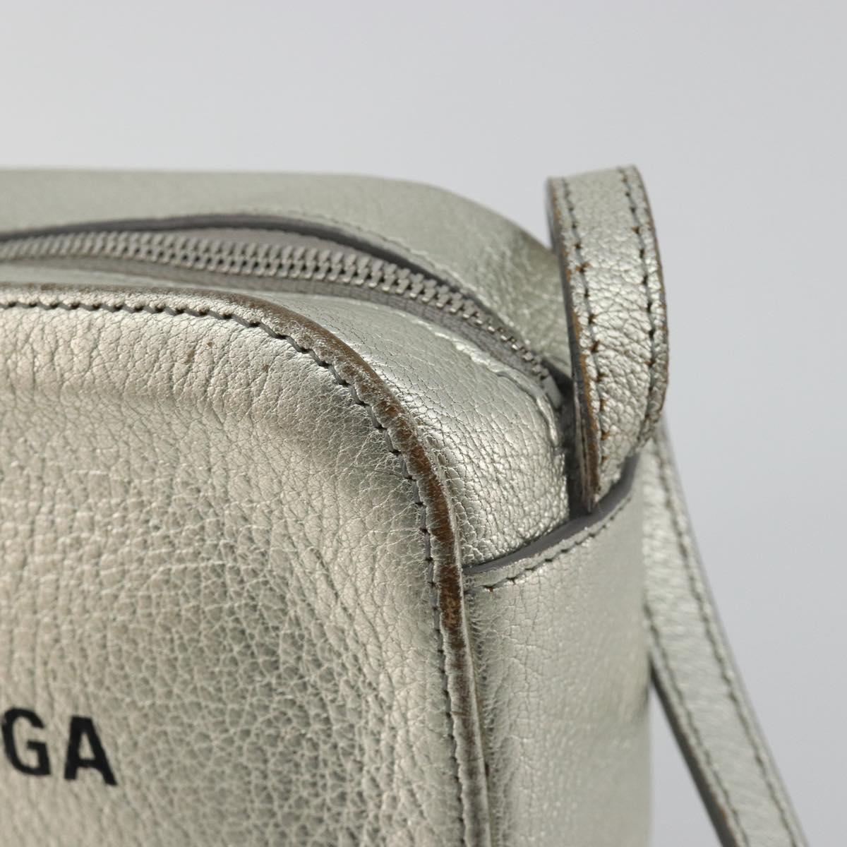 BALENCIAGA Camera Bag XS Every Day Bag Leather Silver 552372 Auth bs36305 - Jerrillo image 10