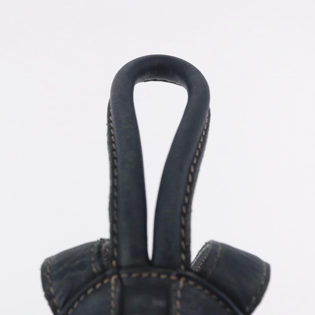 LOEWE Body Bag Leather Navy Gold Auth bs36326 - Jerrillo image 8