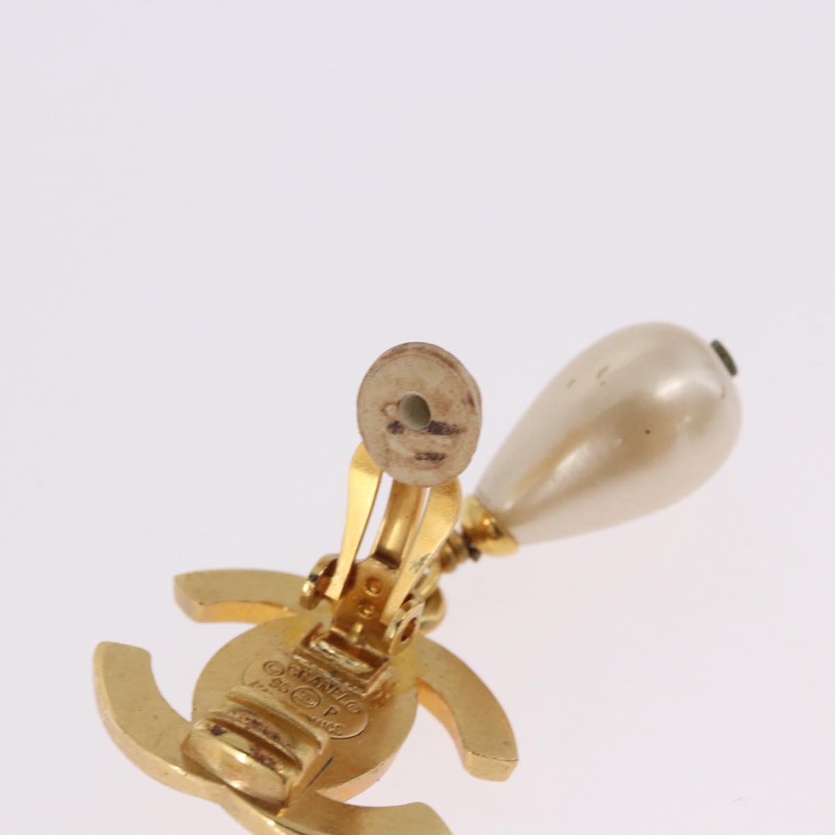 CHANEL Earring Metal Gold Tone CC Auth bs36535V - Jerrillo image 10