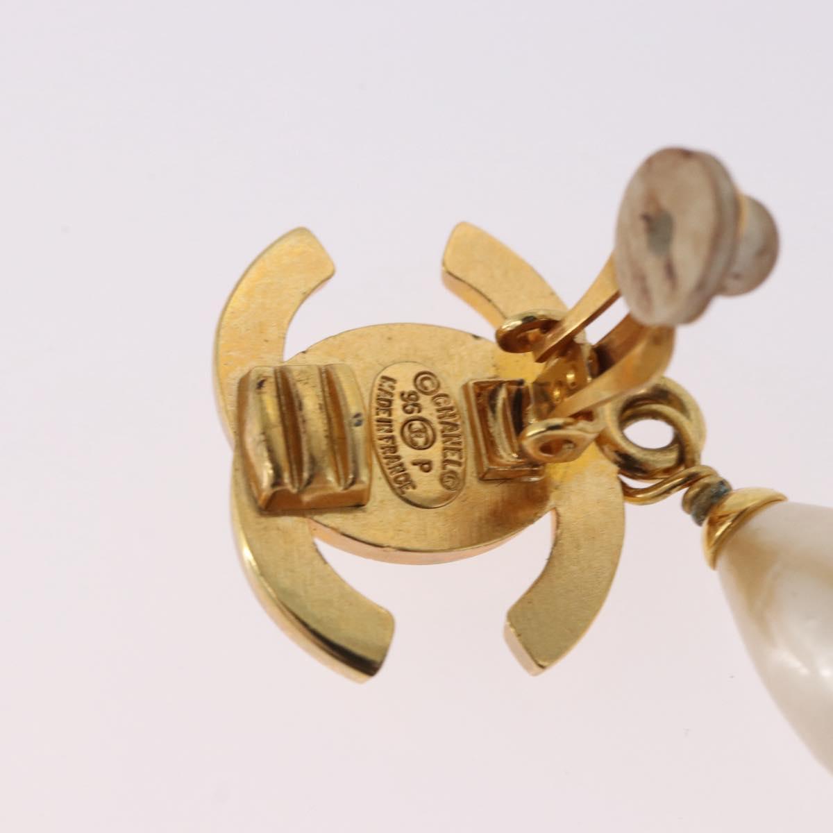 CHANEL Earring Metal Gold Tone CC Auth bs36535V - Jerrillo image 6