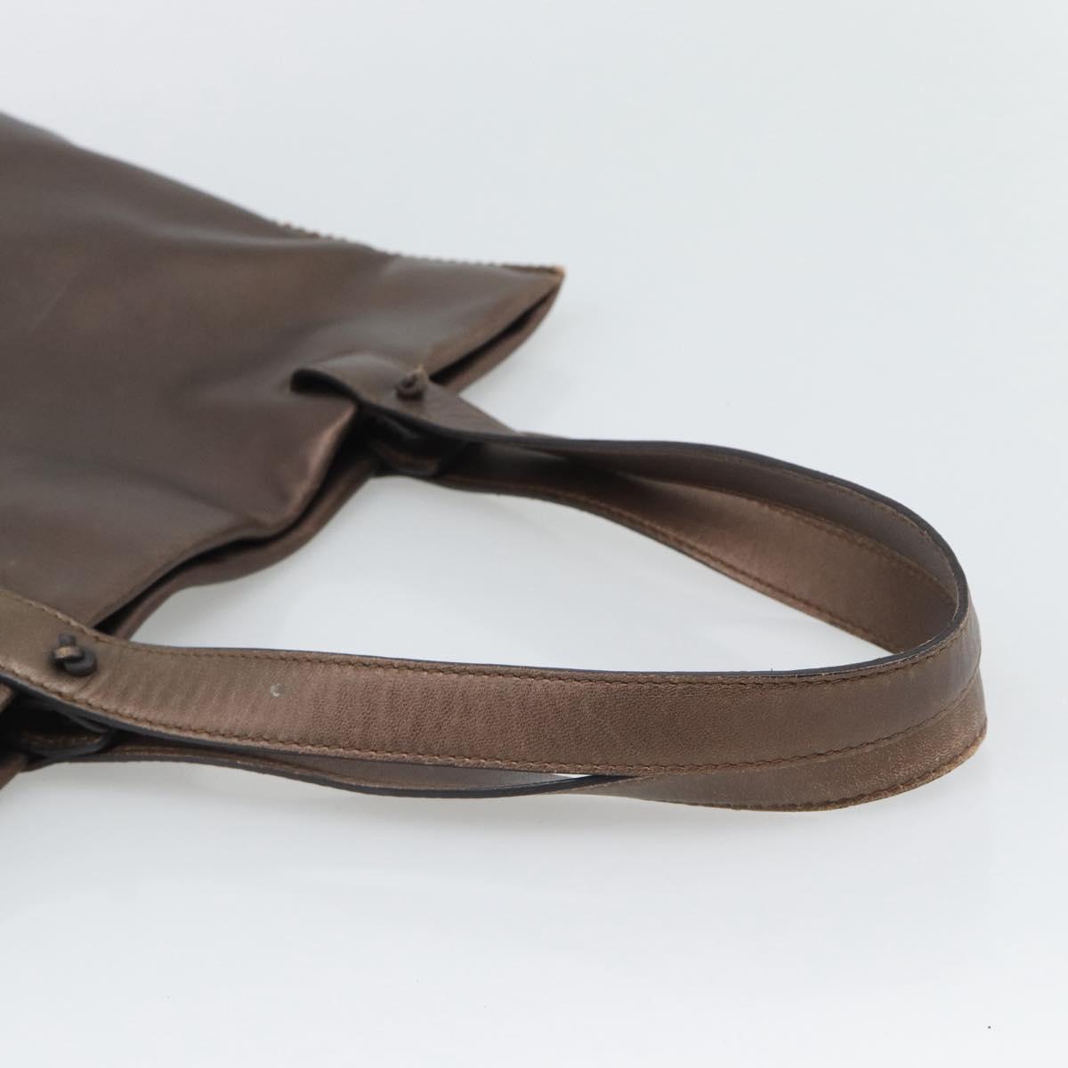 LOEWE Tote Bag Leather Bronze Auth bs36630 - Jerrillo image 7