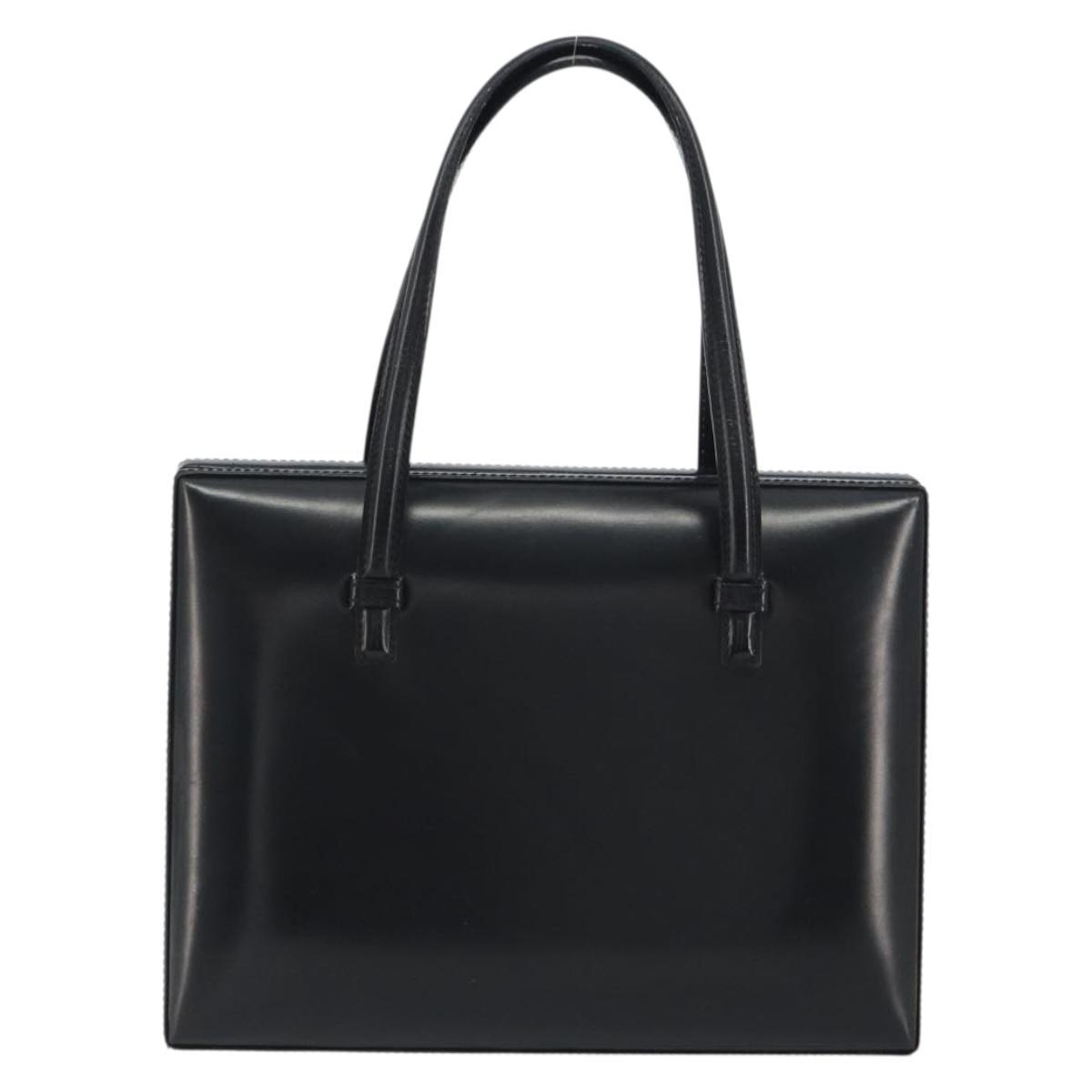 LOEWE Hand Bag Leather Black Auth bs36661 - Jerrillo image 2