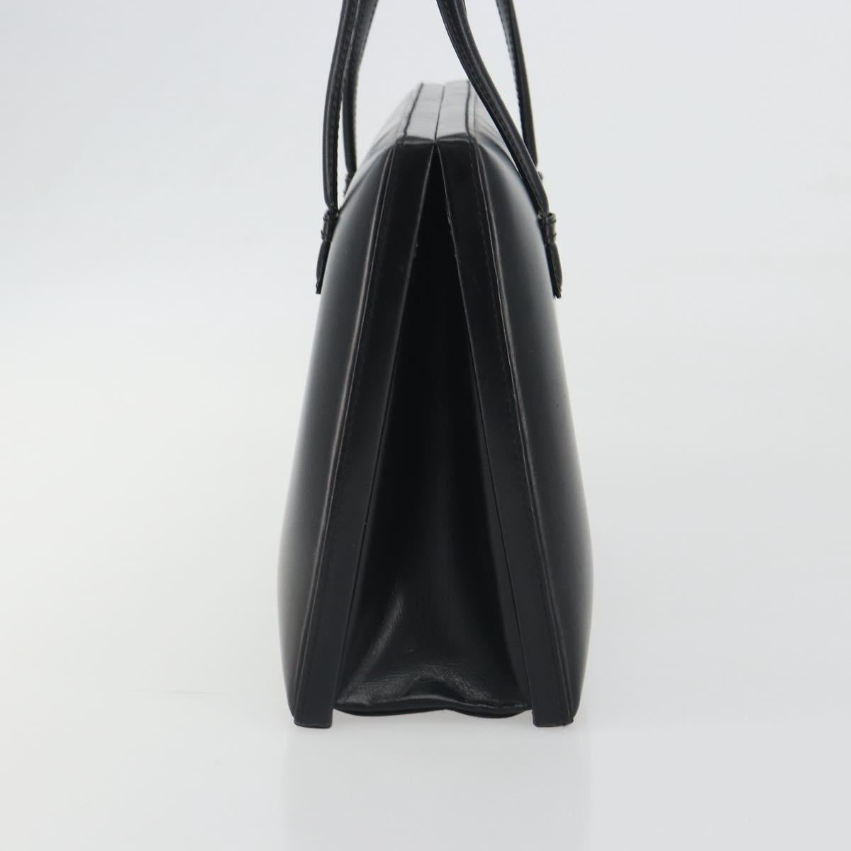 LOEWE Hand Bag Leather Black Auth bs36661 - Jerrillo image 4