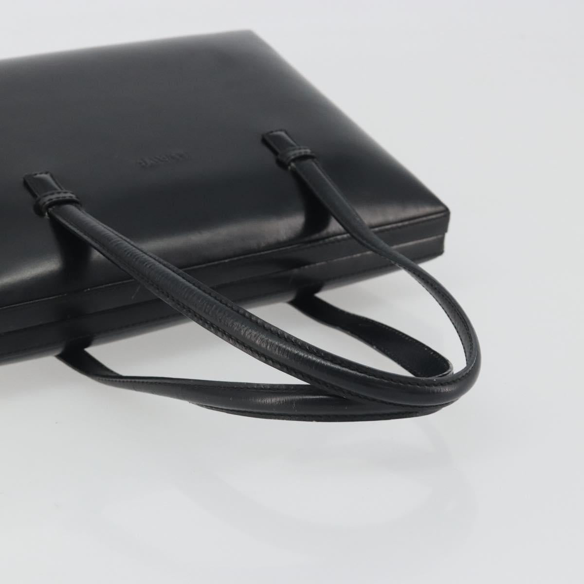 LOEWE Hand Bag Leather Black Auth bs36661 - Jerrillo image 7