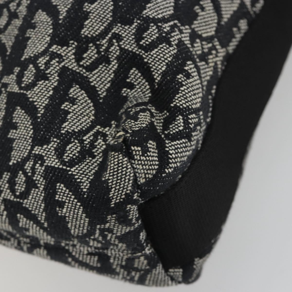 Christian Dior Trotter Canvas Shoulder Bag Navy Silver Auth ep14914A - Jerrillo image 10