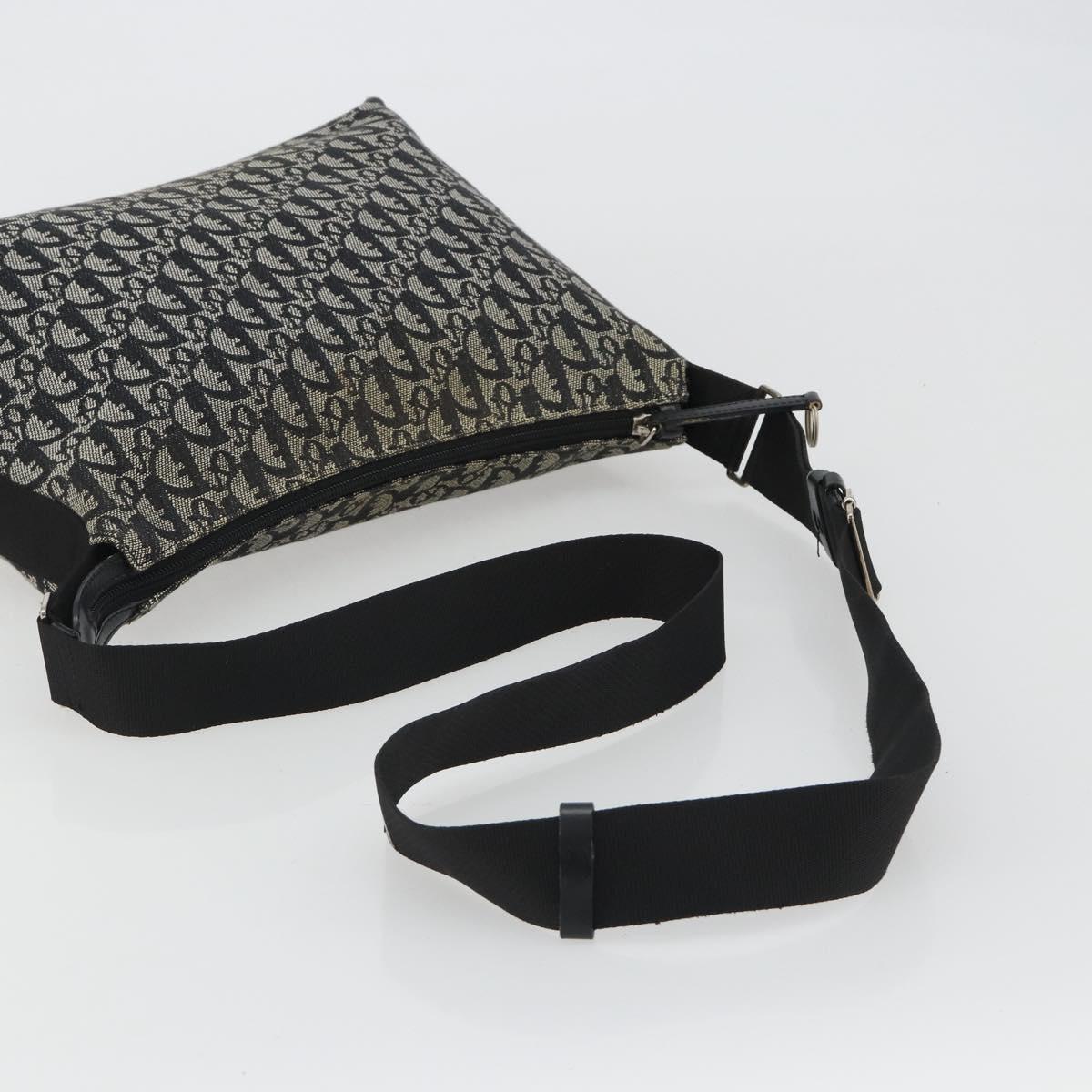 Christian Dior Trotter Canvas Shoulder Bag Navy Silver Auth ep14914A - Jerrillo image 8