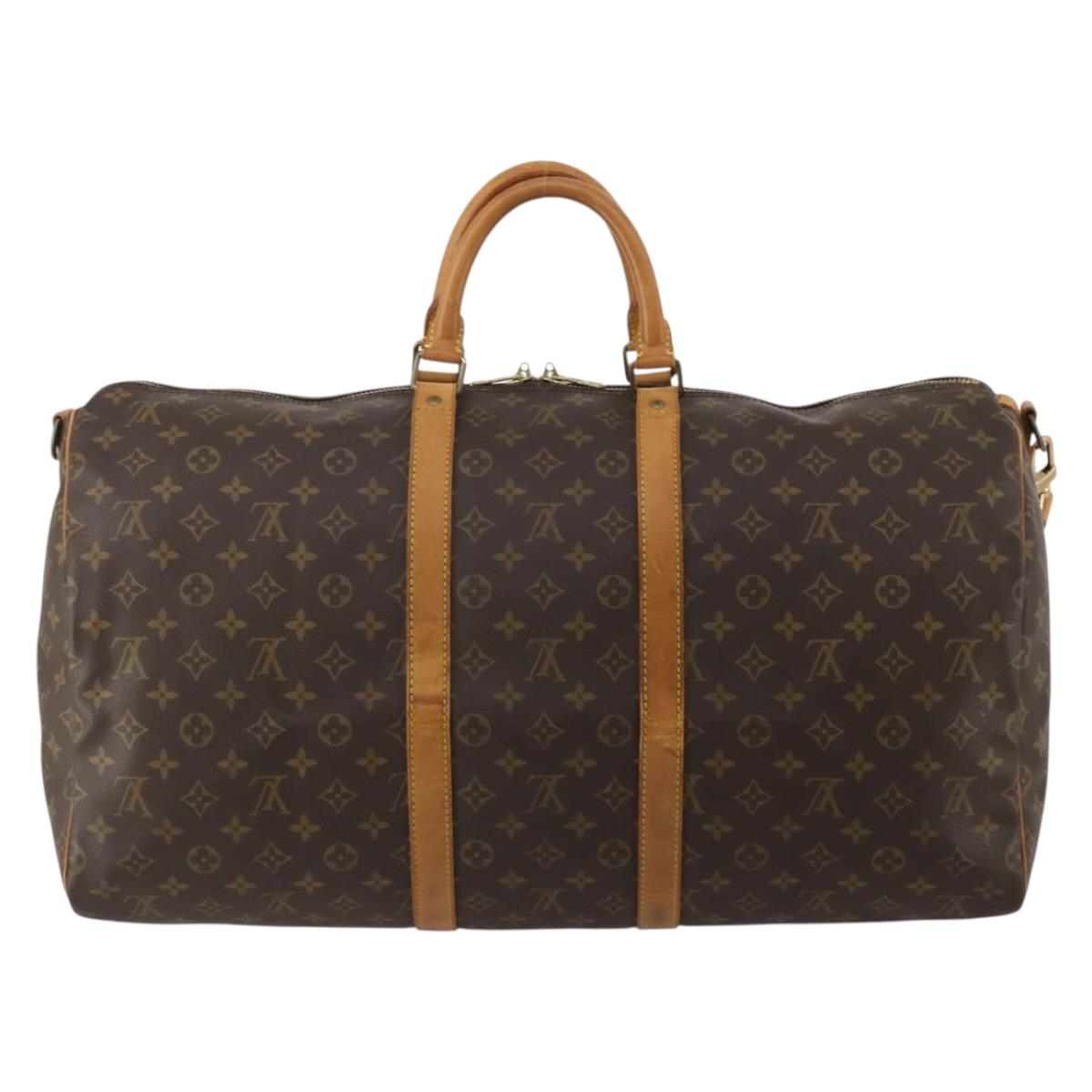 LOUIS VUITTON Monogram Keepall Bandouliere 60 Boston Bag M41412 LV Auth ep14932 - Jerrillo image 2