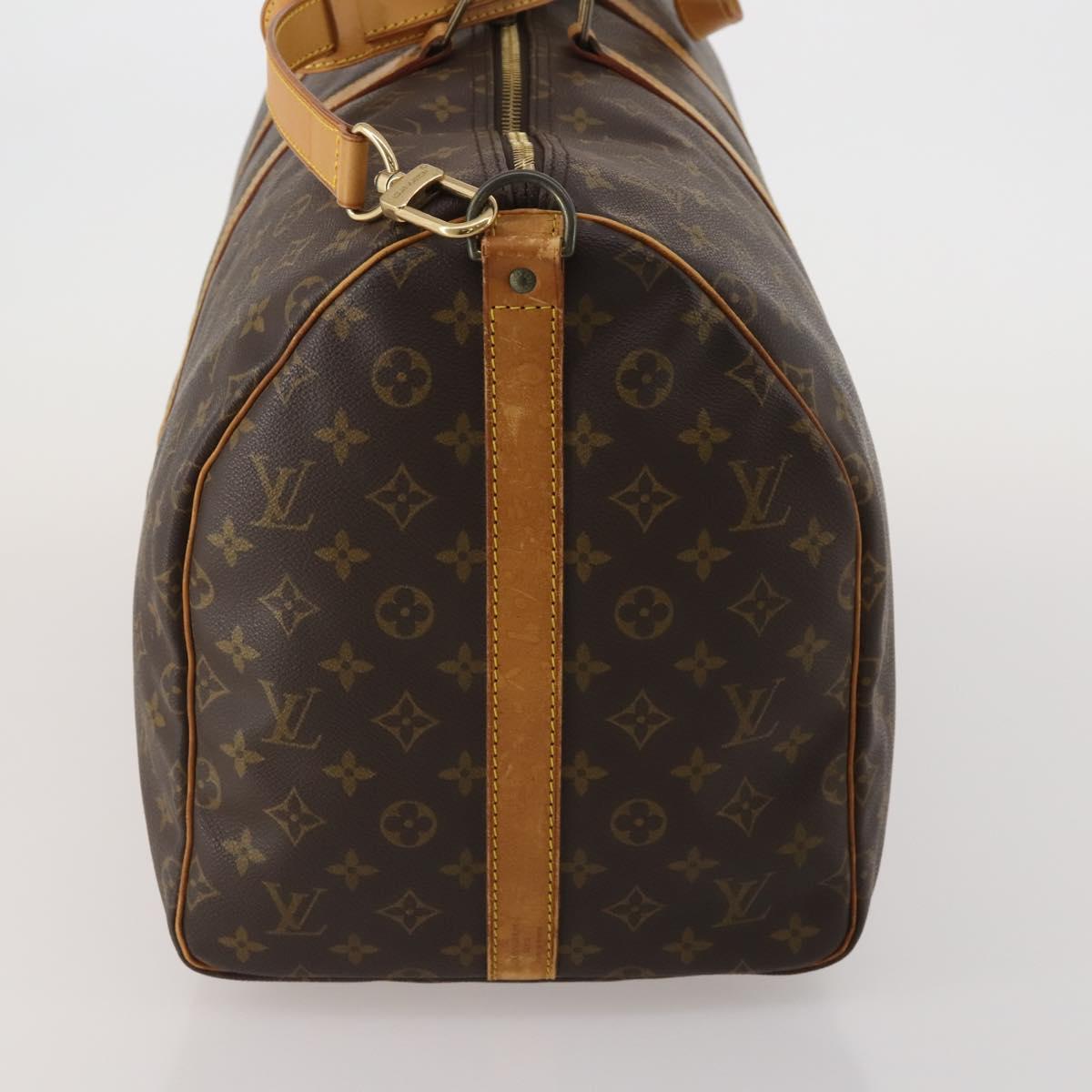 LOUIS VUITTON Monogram Keepall Bandouliere 60 Boston Bag M41412 LV Auth ep14932 - Jerrillo image 4
