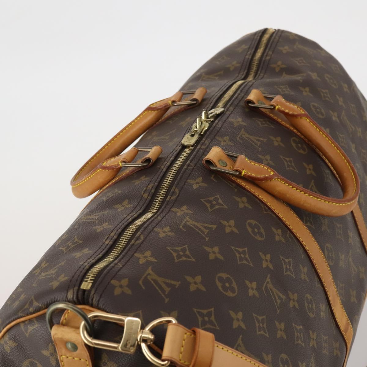 LOUIS VUITTON Monogram Keepall Bandouliere 60 Boston Bag M41412 LV Auth ep14932 - Jerrillo image 6