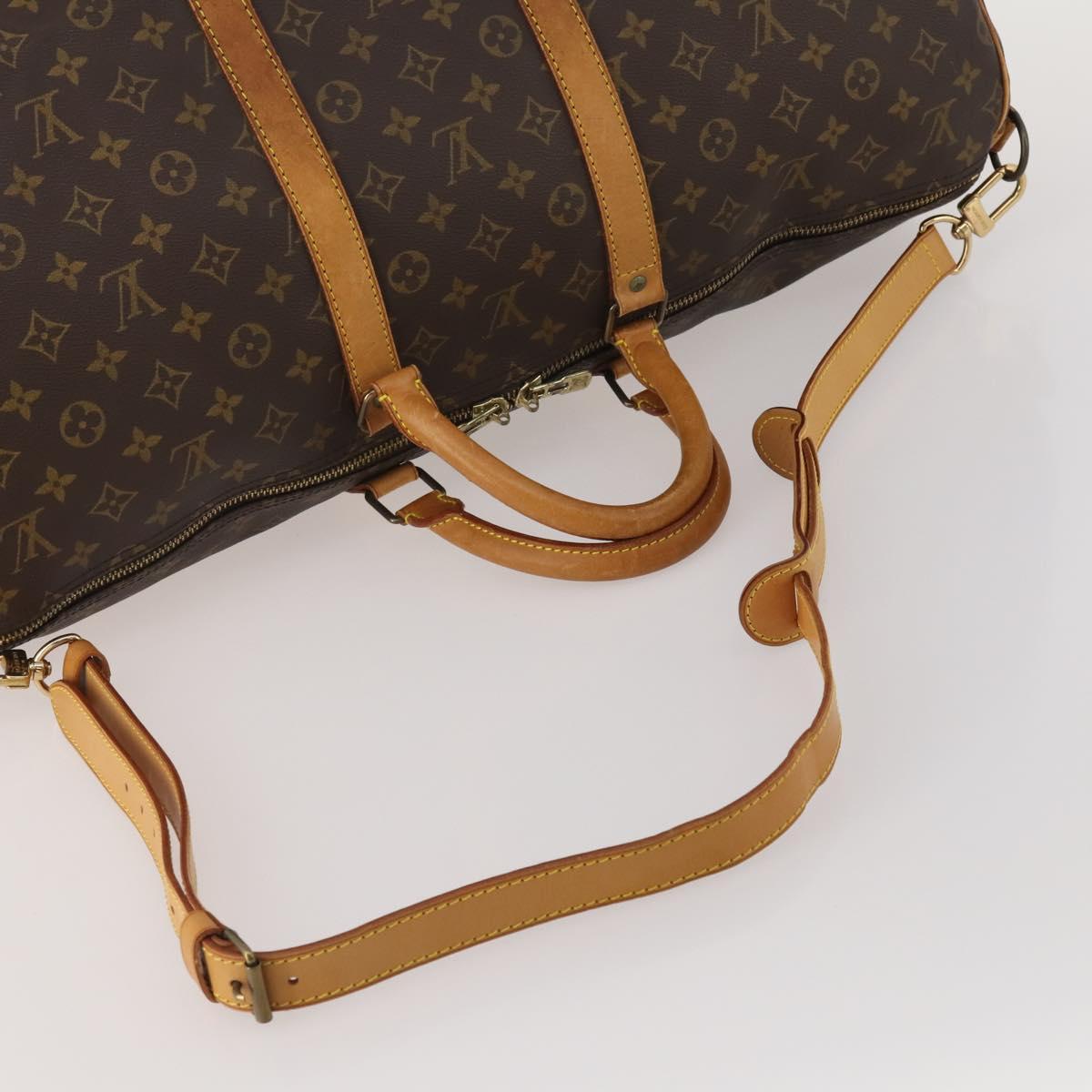 LOUIS VUITTON Monogram Keepall Bandouliere 60 Boston Bag M41412 LV Auth ep14932 - Jerrillo image 7