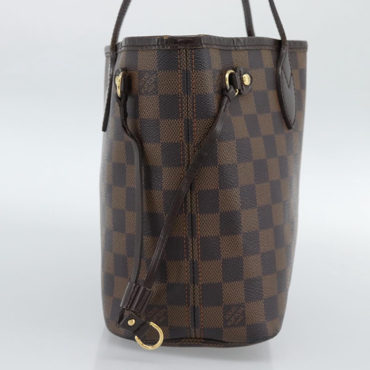 LOUIS VUITTON Damier Ebene Neverfull PM Tote Bag N51109 LV Auth ep15024 - Jerrillo image 3