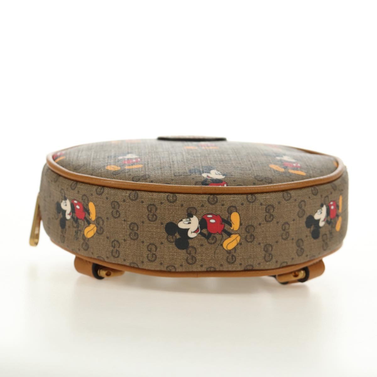 GUCCI Micro GG Supreme Disney Backpack PVC Beige Gold 603730 Auth ep15082M - Jerrillo image 5
