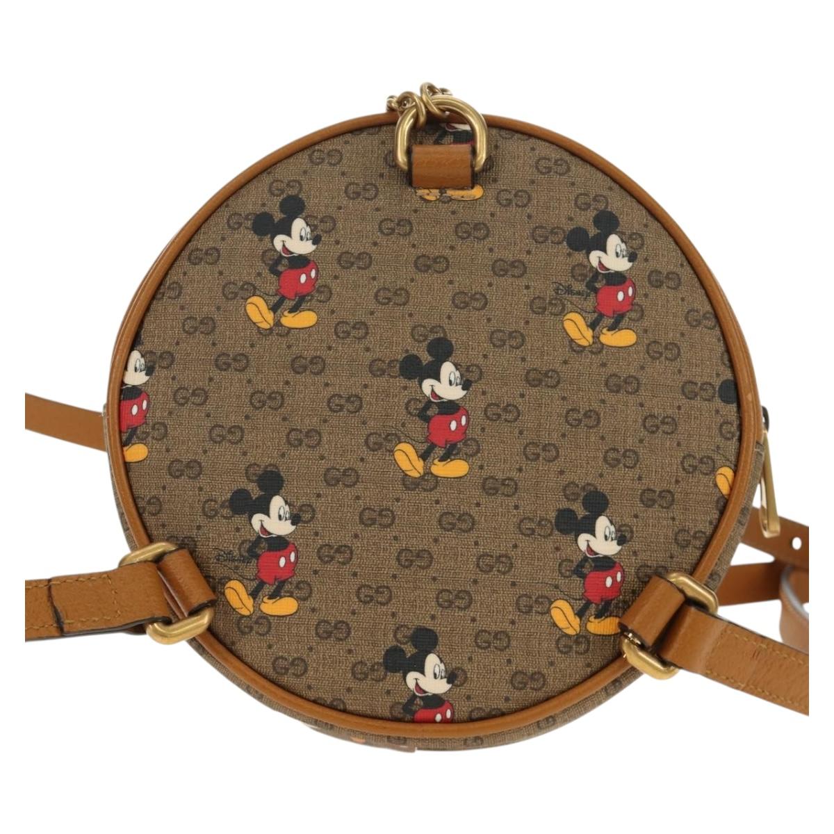 GUCCI Micro GG Supreme Disney Backpack PVC Beige Gold 603730 Auth ep15082M - Jerrillo image 2