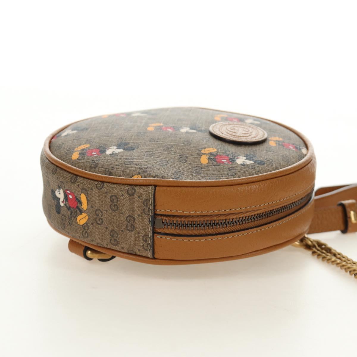 GUCCI Micro GG Supreme Disney Backpack PVC Beige Gold 603730 Auth ep15082M - Jerrillo image 4