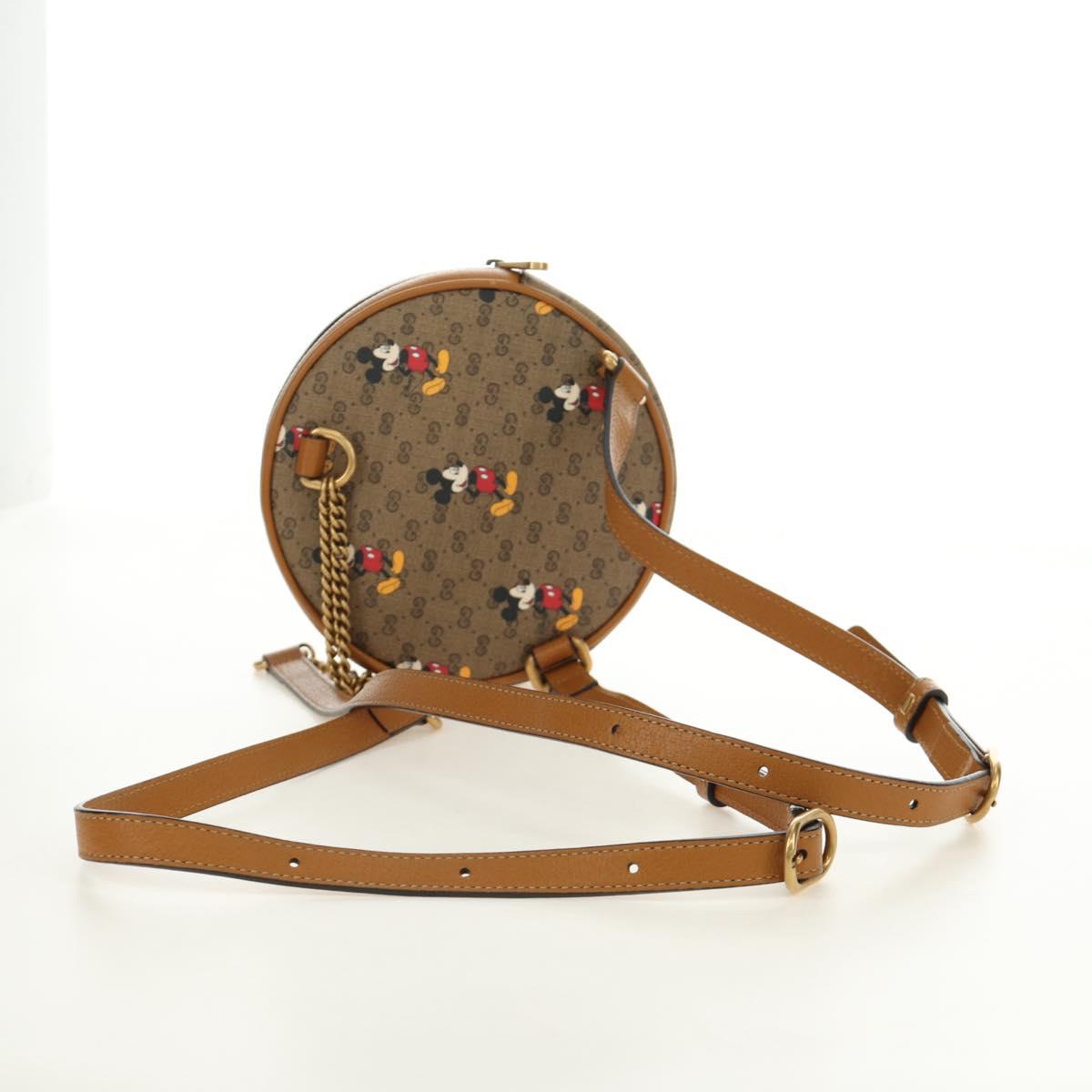 GUCCI Micro GG Supreme Disney Backpack PVC Beige Gold 603730 Auth ep15082M - Jerrillo image 7