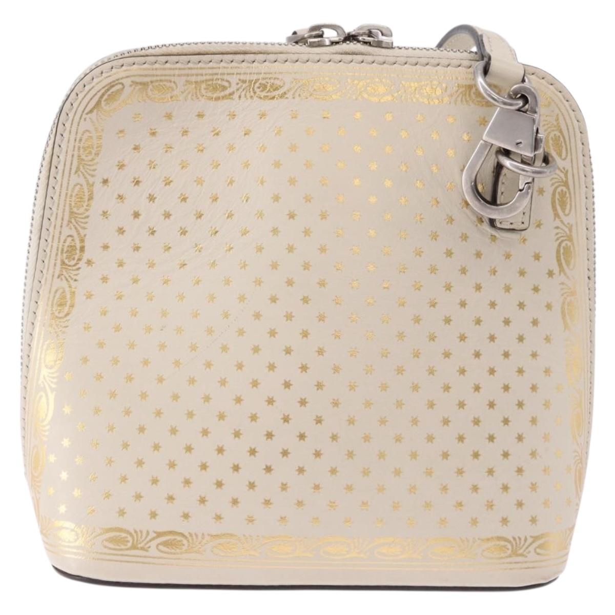 GUCCI Shoulder Bag Leather White Silver 511189 Auth ep15090 - Jerrillo image 3