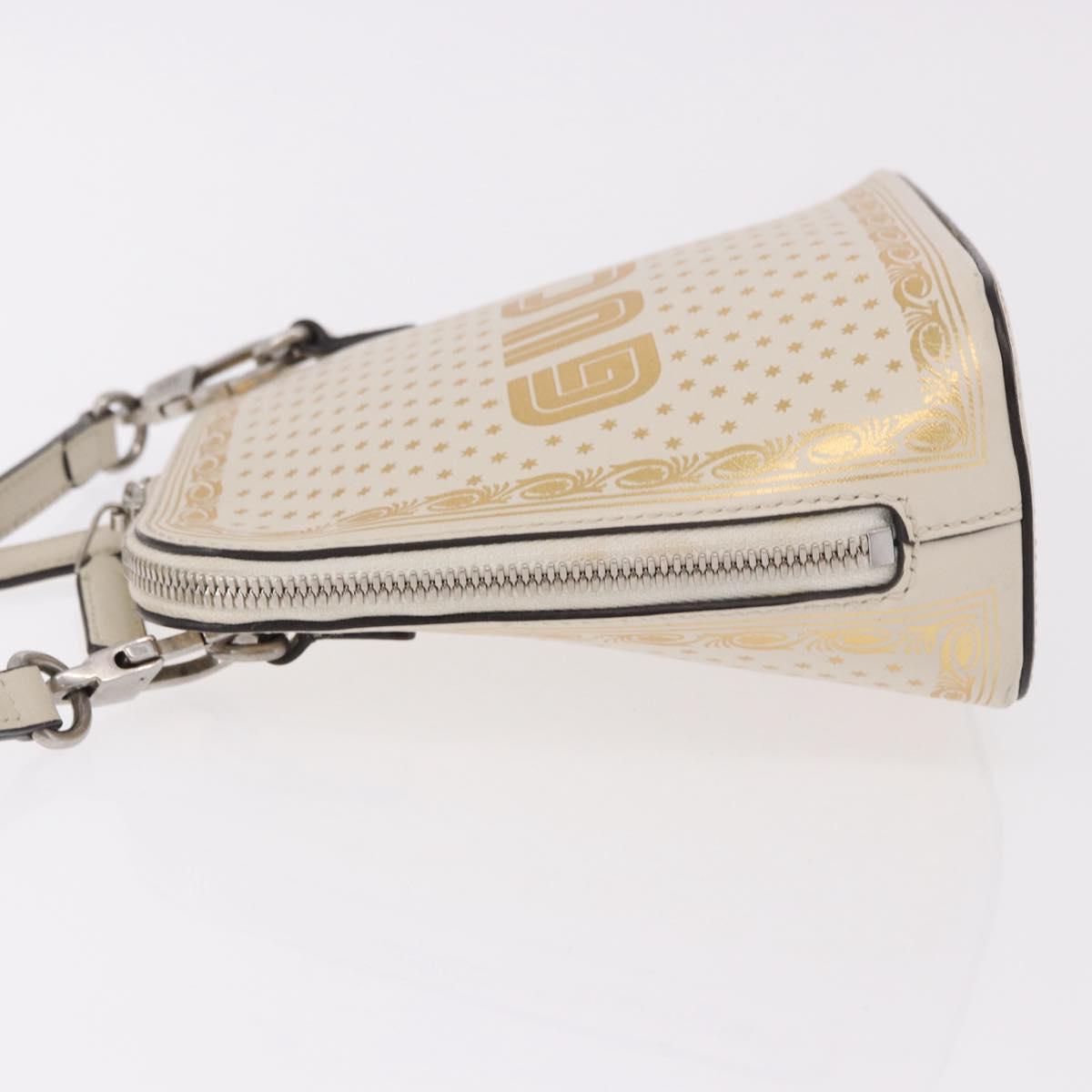 GUCCI Shoulder Bag Leather White Silver 511189 Auth ep15090 - Jerrillo image 5