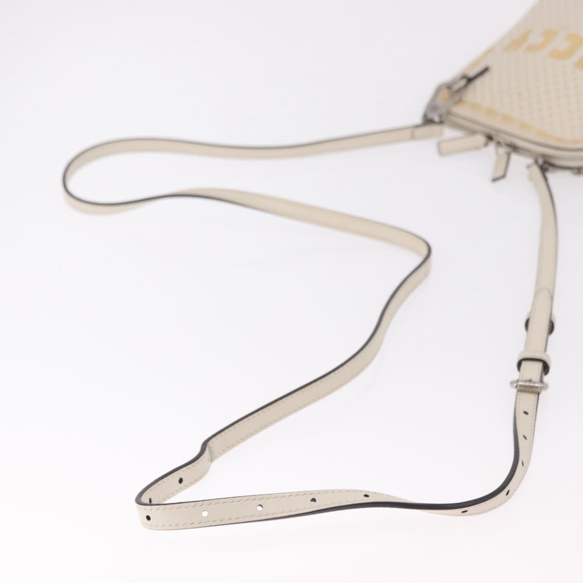 GUCCI Shoulder Bag Leather White Silver 511189 Auth ep15090 - Jerrillo image 7