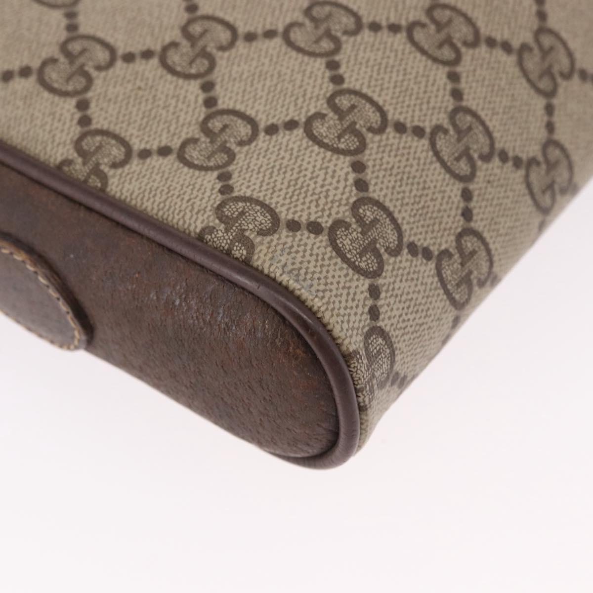 GUCCI GG Supreme Web Sherry Line Bag PVC Beige Gold 116 02 089 Auth ep15117 - Jerrillo image 10