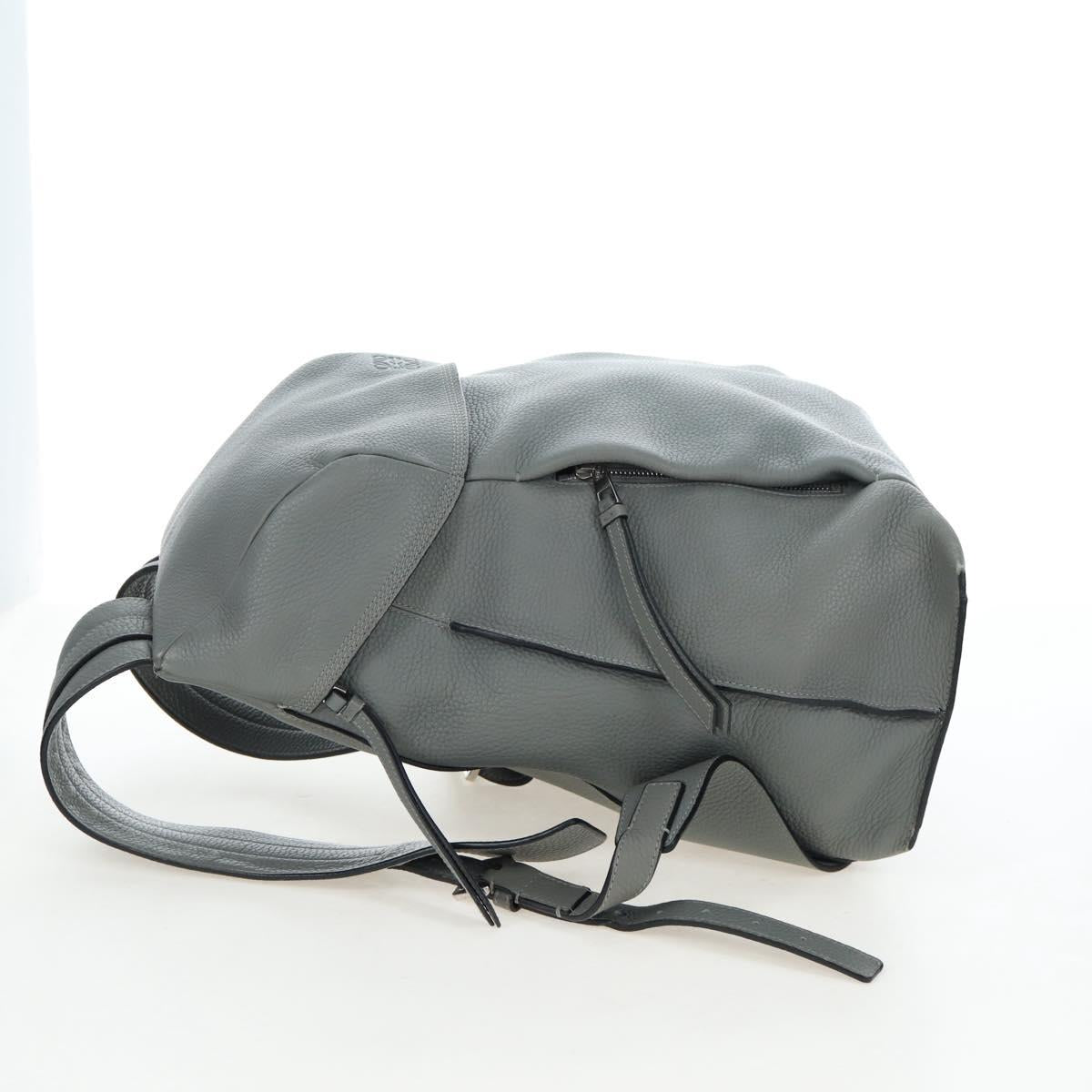 LOEWE Backpack Leather Gray Silver Auth ep15239V - Jerrillo image 5