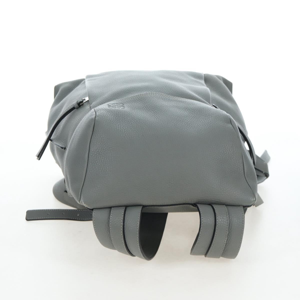 LOEWE Backpack Leather Gray Silver Auth ep15239V - Jerrillo image 7