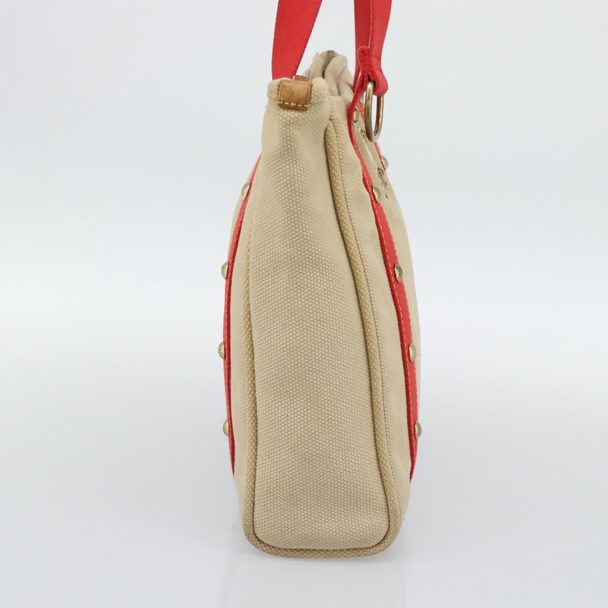 LOUIS VUITTON Antigua Cabas MM Tote Bag Beige Red M40035 LV Auth ep15323 - Jerrillo image 3
