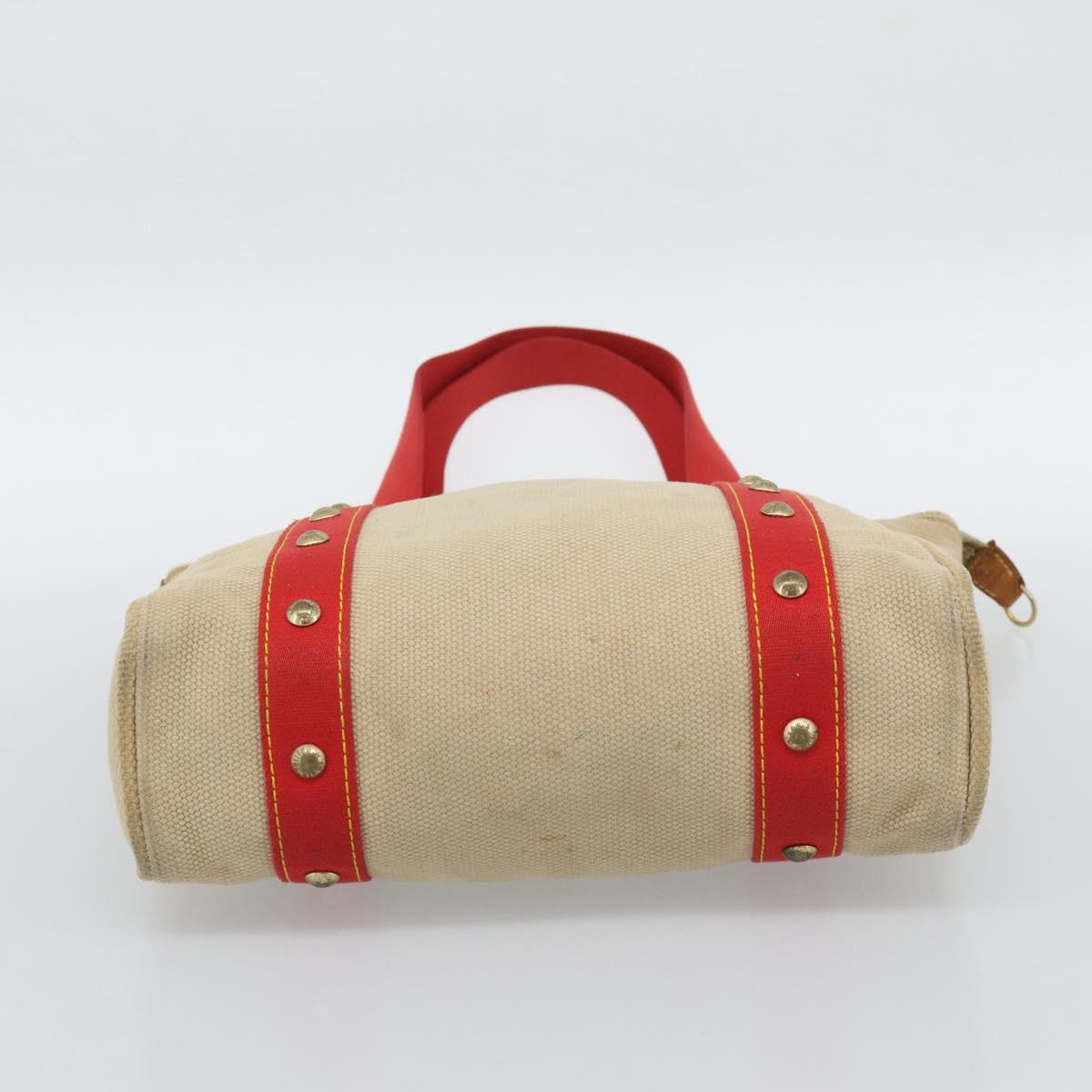 LOUIS VUITTON Antigua Cabas MM Tote Bag Beige Red M40035 LV Auth ep15323 - Jerrillo image 5