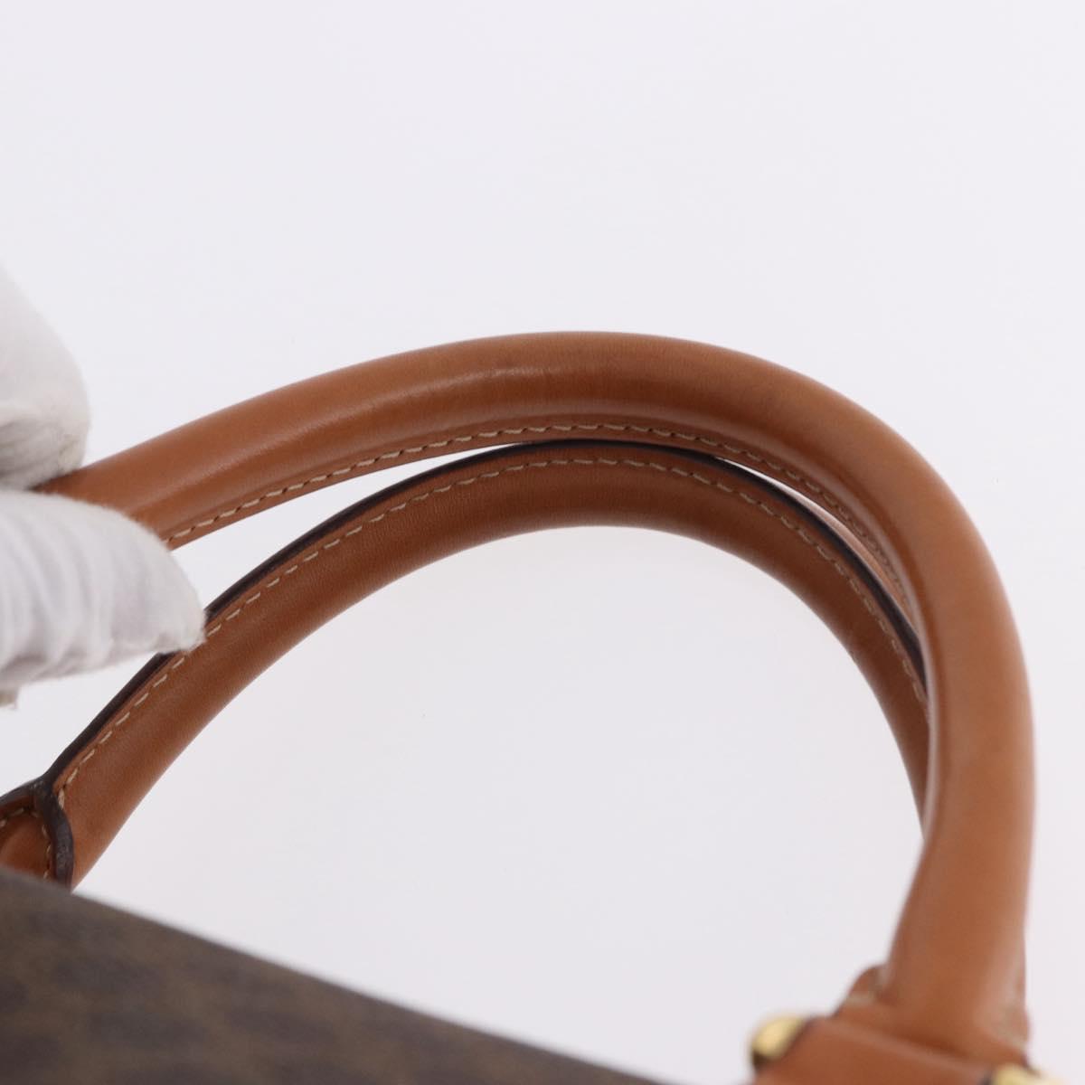 CELINE Macadam Boston Bag PVC Leather Brown Gold Tone Auth ep15384A - Jerrillo image 8