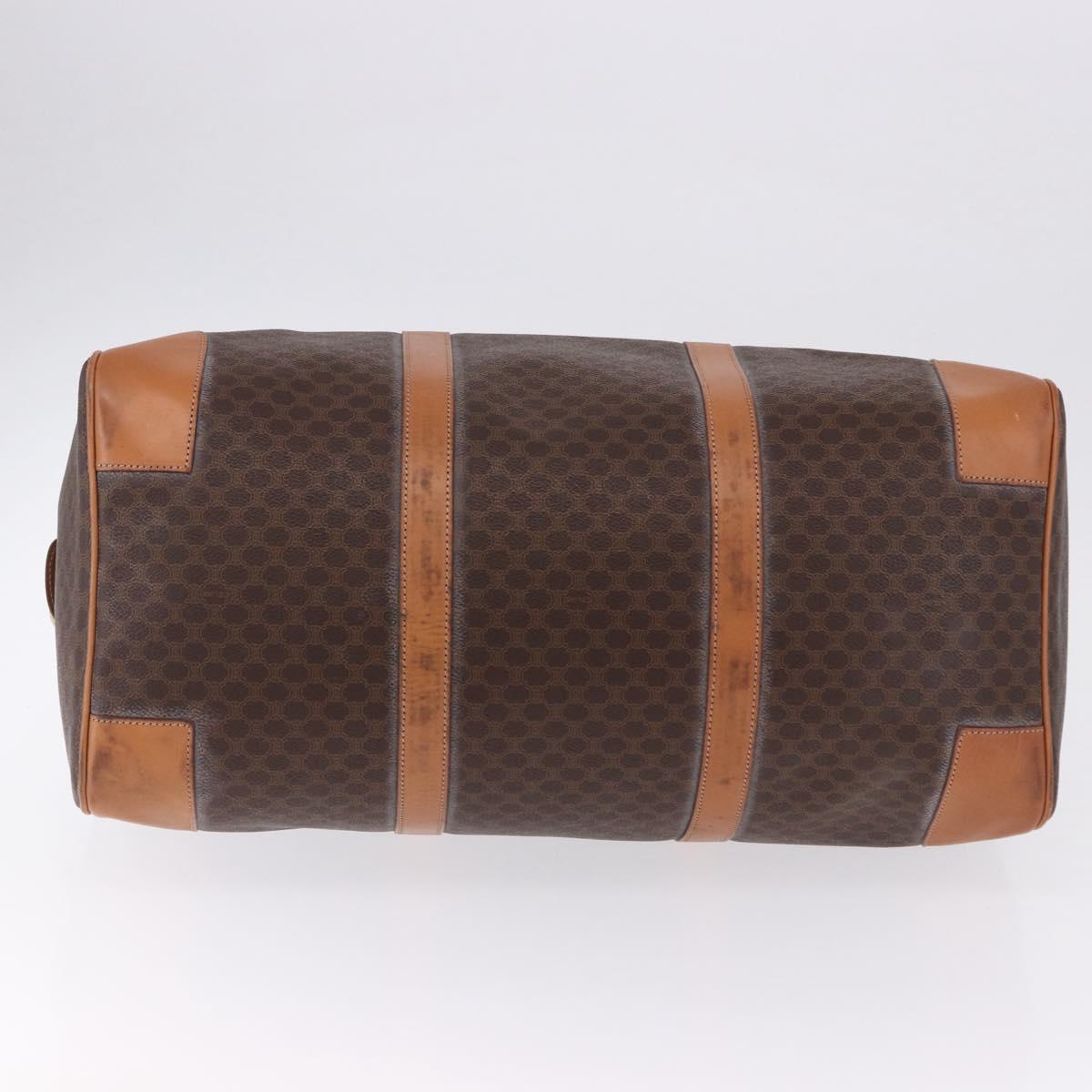 CELINE Macadam Boston Bag PVC Leather Brown Gold Tone Auth ep15384A - Jerrillo image 9