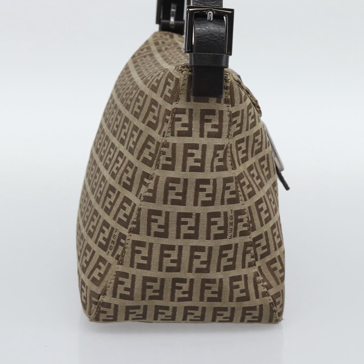 FENDI Zucchino Canvas Mamma Baguette Bag Beige Silver 8BR004 Auth ep15424V - Jerrillo image 4