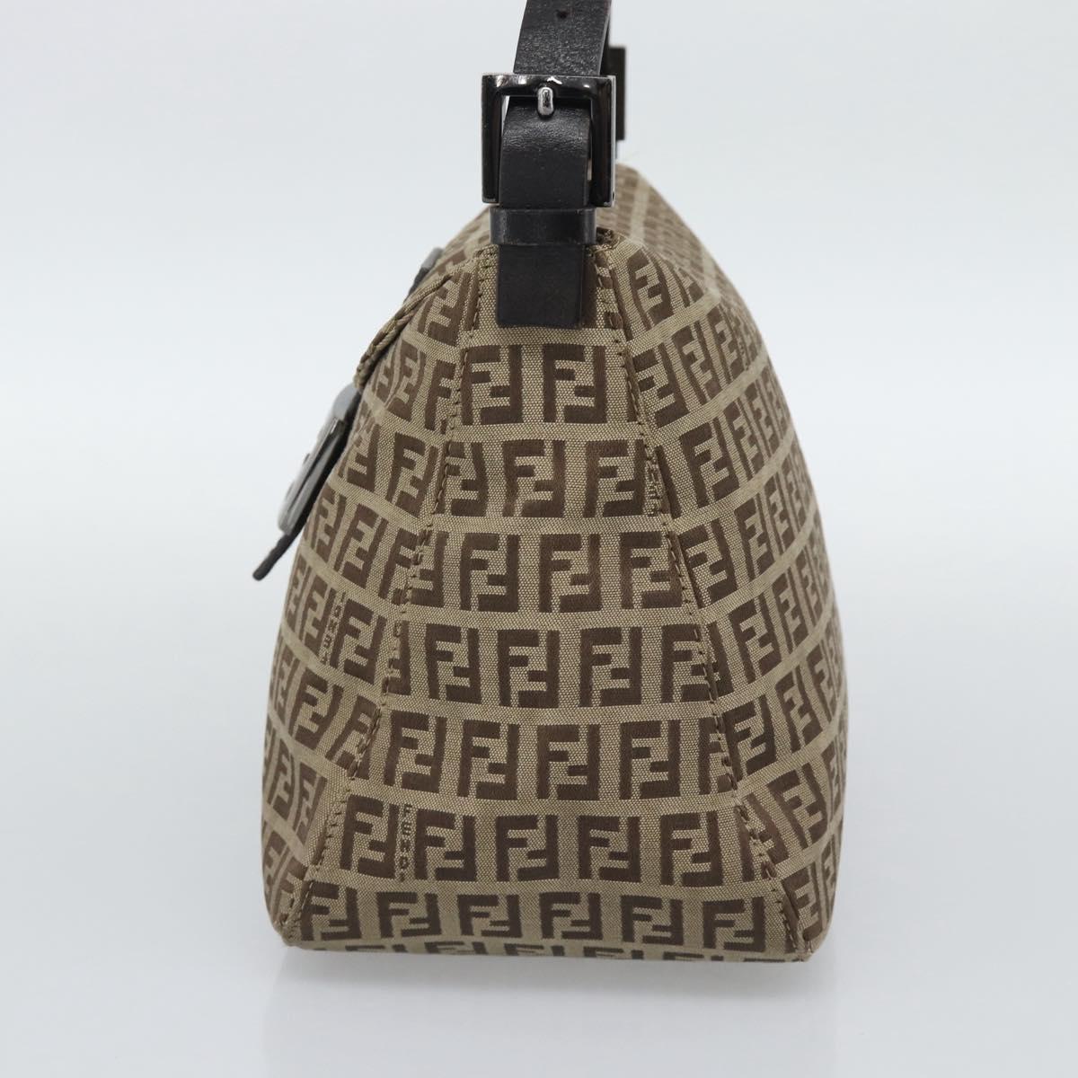 FENDI Zucchino Canvas Mamma Baguette Bag Beige Silver 8BR004 Auth ep15424V - Jerrillo image 5