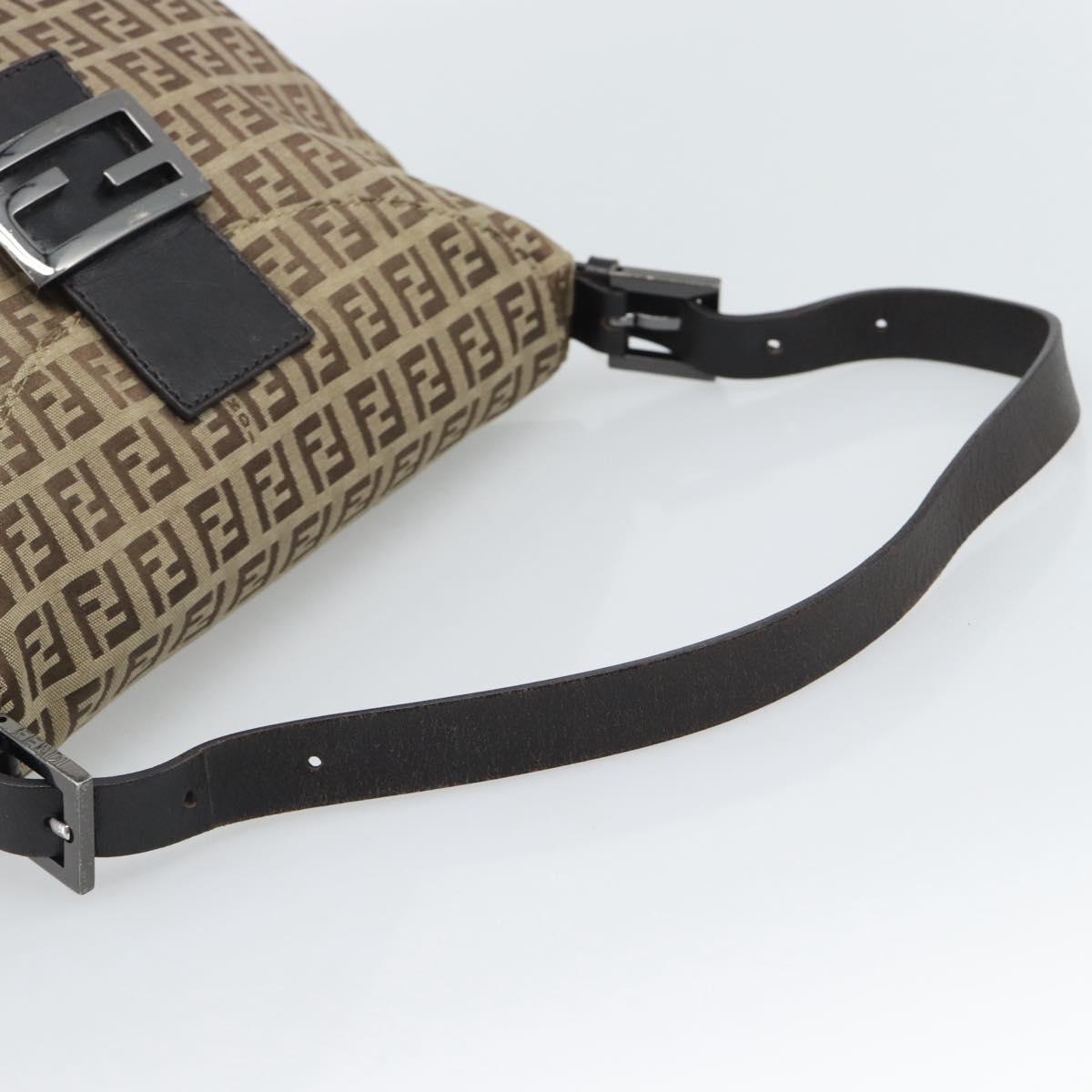 FENDI Zucchino Canvas Mamma Baguette Bag Beige Silver 8BR004 Auth ep15424V - Jerrillo image 7