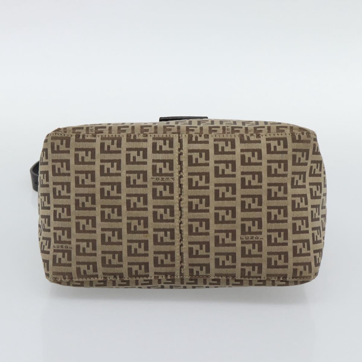 FENDI Zucchino Canvas Mamma Baguette Bag Beige Silver 8BR004 Auth ep15424V - Jerrillo image 9