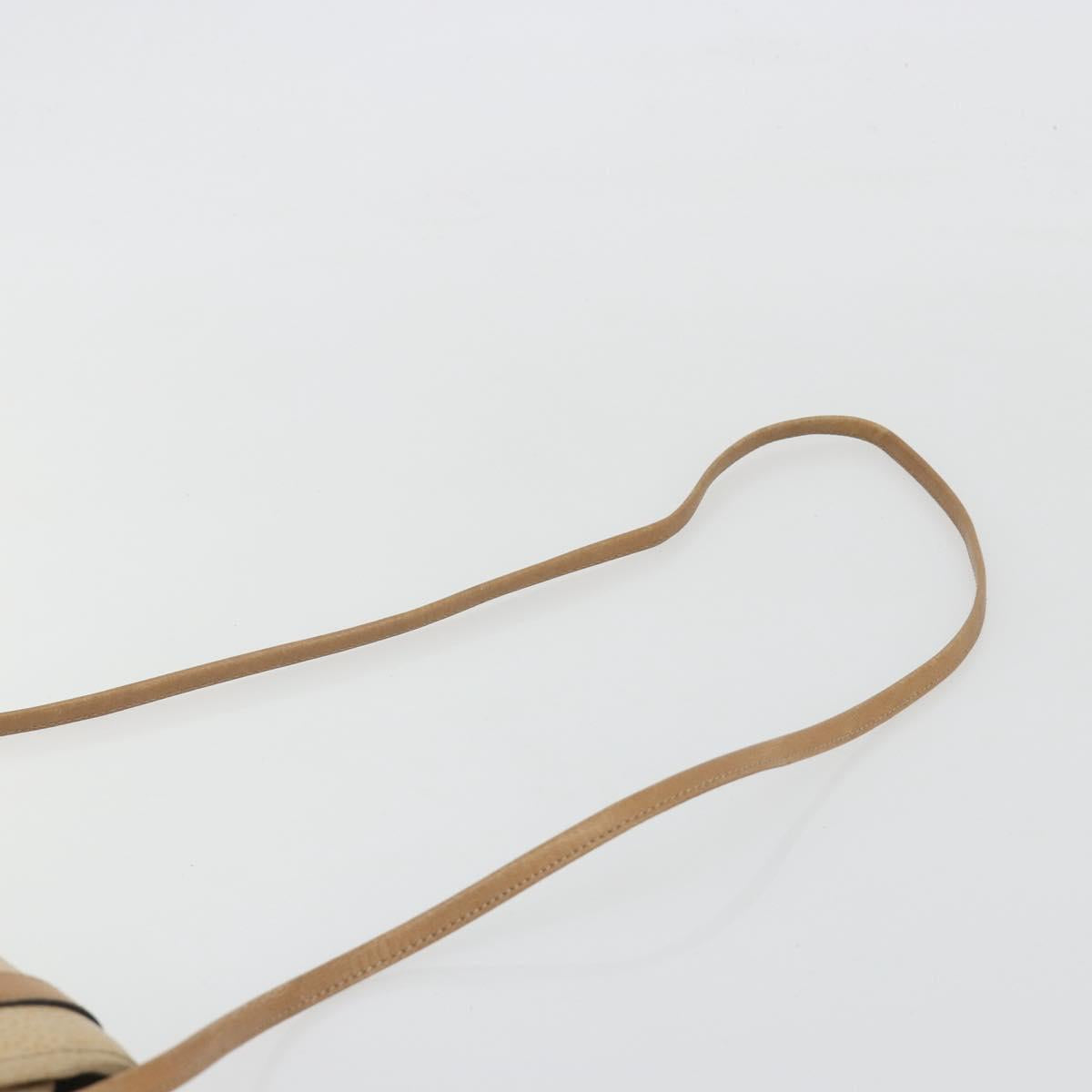 Christian Dior Shoulder Bag Leather Beige Gold Tone Auth ep15464 - Jerrillo image 8