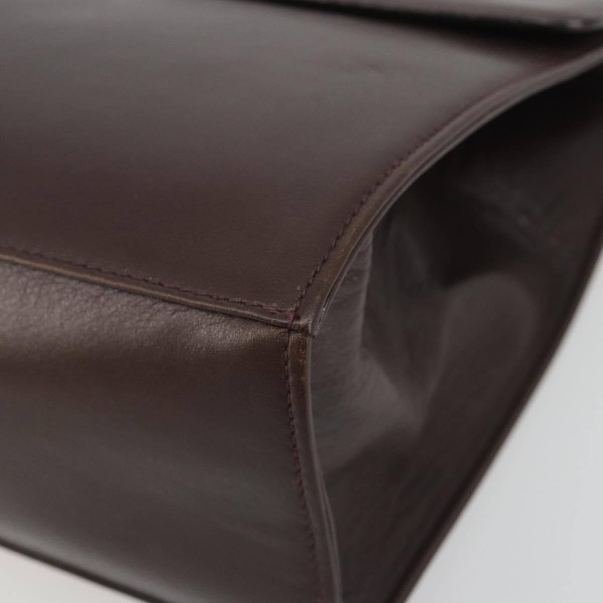 Borsa a mano CELINE in pelle marrone e oro, autentica, codice articolo ep15547 - Jerrillo image 10