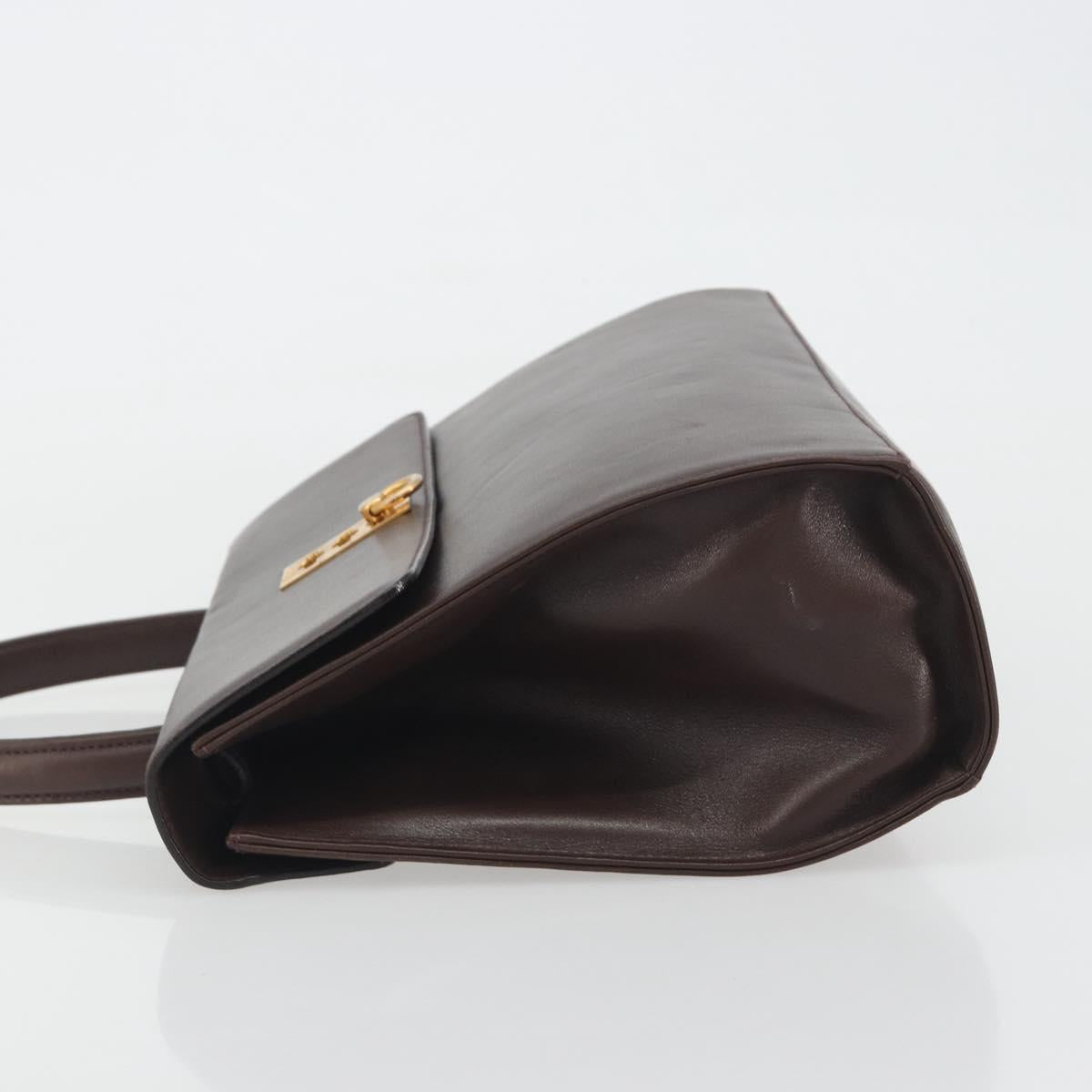 Borsa a mano CELINE in pelle marrone e oro, autentica, codice articolo ep15547 - Jerrillo image 5
