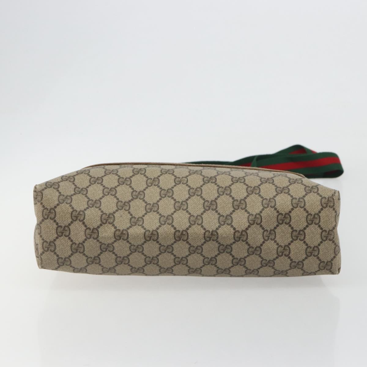GUCCI GG Supreme Web Sherry Line Tote Bag PVC Beige 89 02 003 Auth ep15556 - Jerrillo image 9