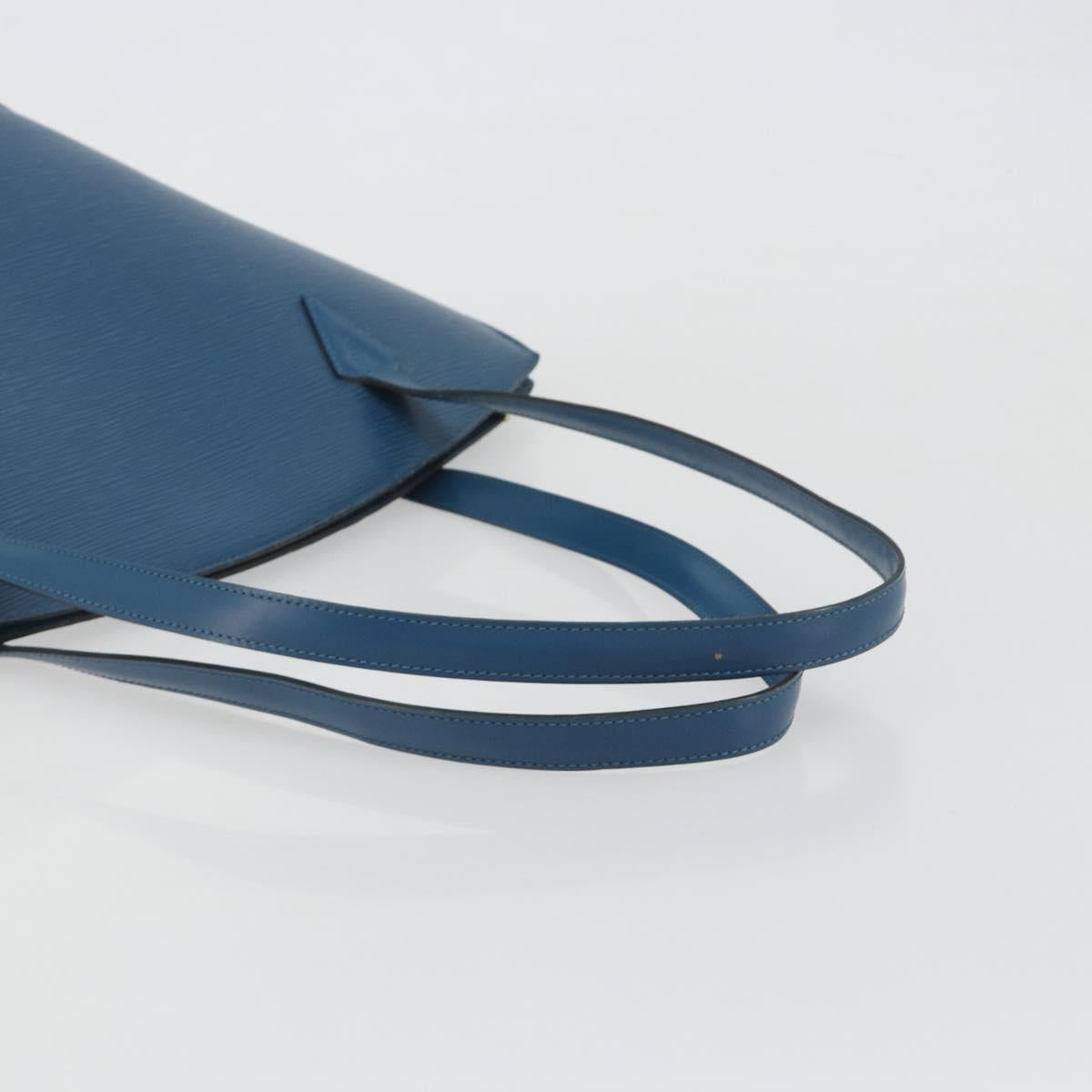 LOUIS VUITTON Epi Saint Jacques Shopping Shoulder Bag Blue M52275 Auth ep15588 - Jerrillo image 7