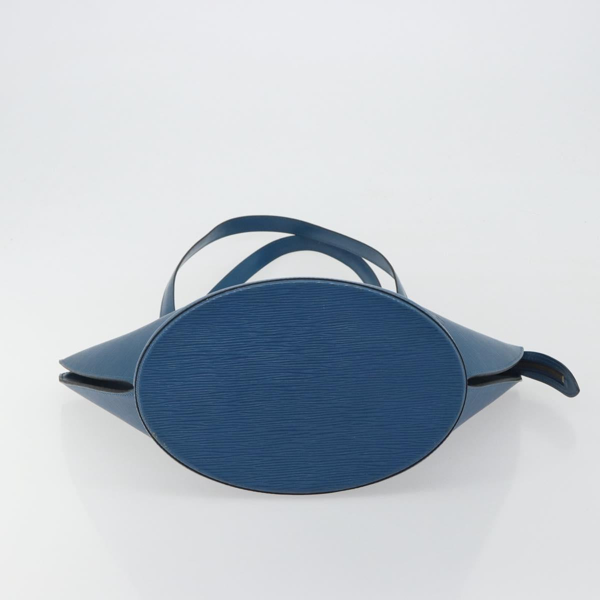 LOUIS VUITTON Epi Saint Jacques Shopping Shoulder Bag Blue M52275 Auth ep15588 - Jerrillo image 5