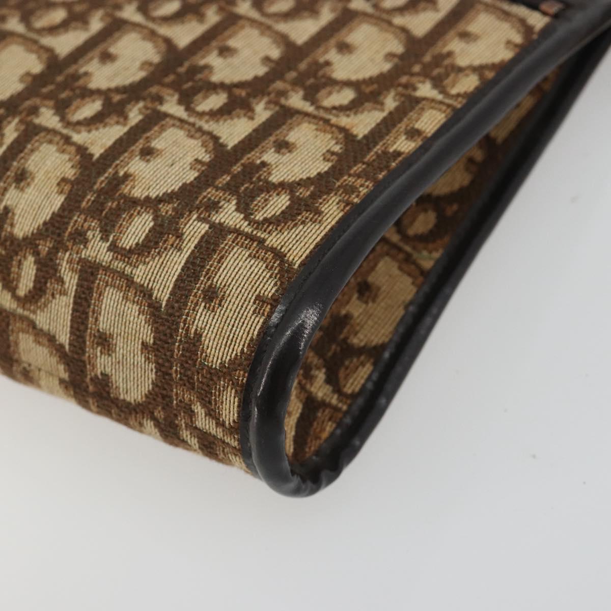 Christian Dior Trotter Canvas Shoulder Bag Beige Gold Auth ep15620A - Jerrillo image 10